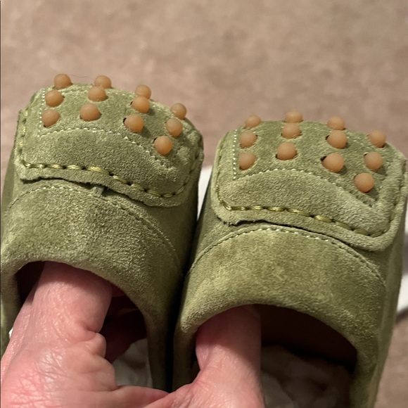 M. Gemi pistachio suede driver - Picture 4 of 6